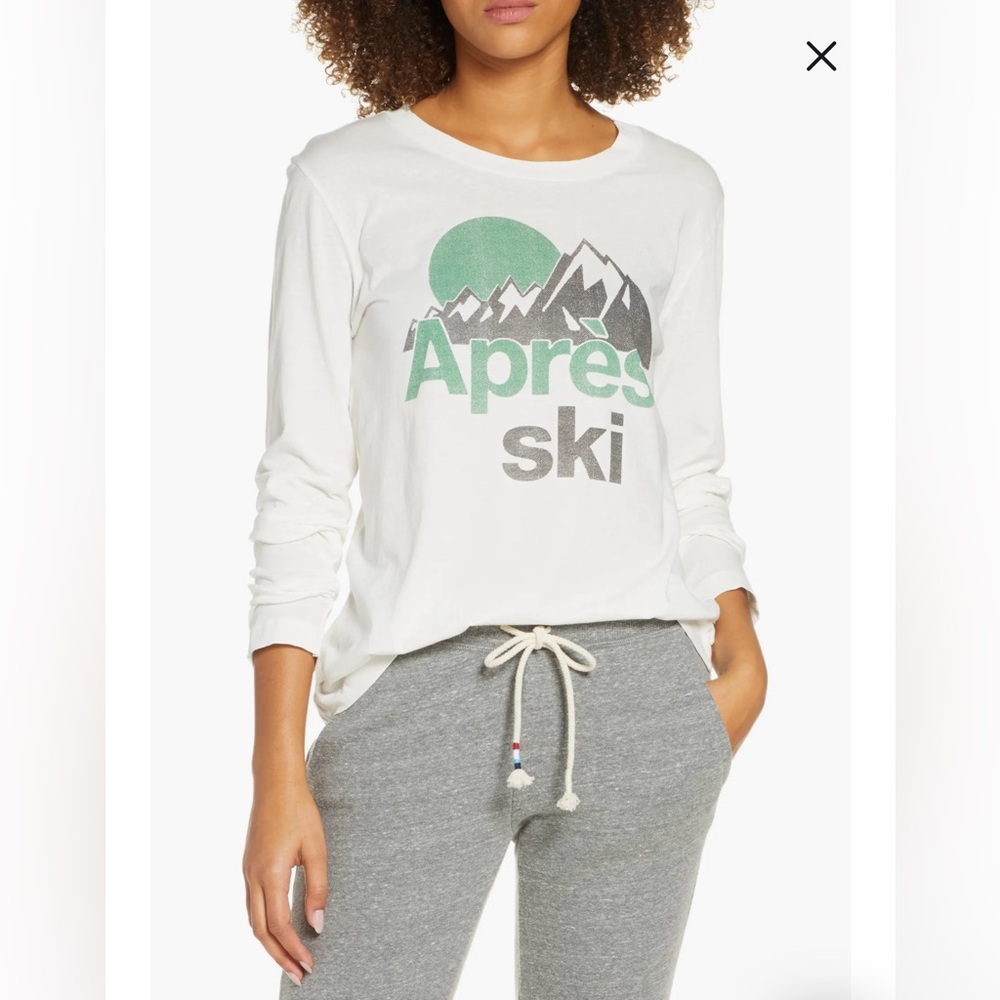 Sol Angeles Apres Ski Long Sleeve Lounge Tee- NWT